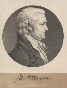 John Minor III, 1808. Creator: Charles Balthazar Julien Févret de Saint-Mémin.