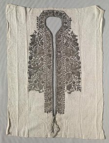 Fragment of a Shirt Front, 19th century. Creator: Unknown.