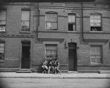 Apartment house at 1739 Seaton Road, Washington, D.C., 1942. Creator: Gordon Parks.