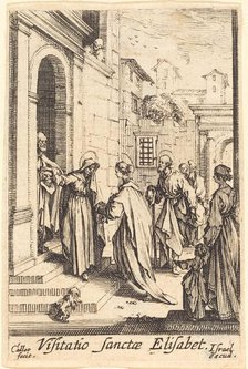 The Visitation, in or after 1630. Creator: Jacques Callot.