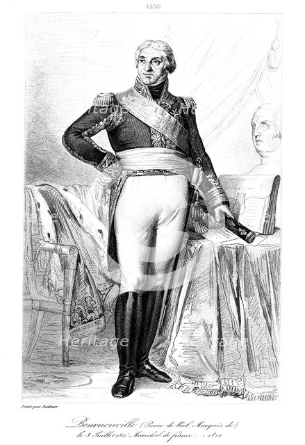 Pierre de Ruel (1752-1821), marquis de Beurnonville, French general, 1839. Creator: Darodes.