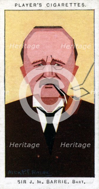 Sir James Matthew Barrie, author of Peter Pan, 1926.Artist: Alick P F Ritchie