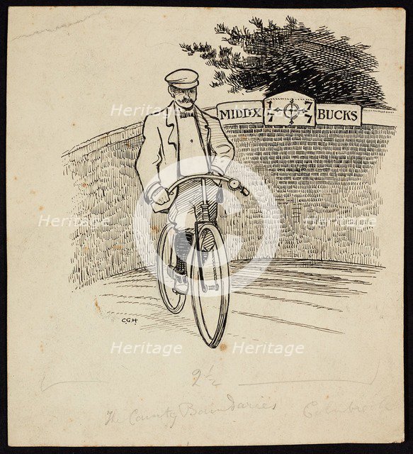 The County Line, 1892-1933. Artist: Charles George Harper.