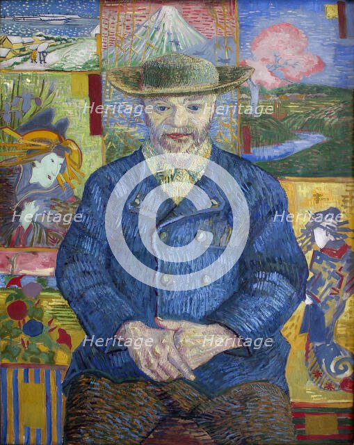 Portrait of Père Tanguy, 1887. Creator: Gogh, Vincent, van (1853-1890).