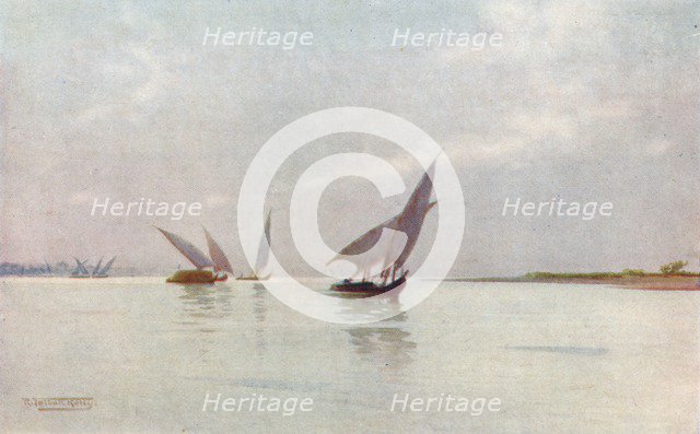 'A Silvery Day on the Nile', c1880, (1904). Artist: Robert George Talbot Kelly.
