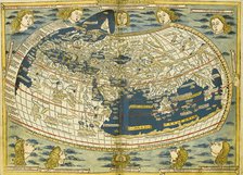 Ptolemy World map. Artist: Germanus, Donnus Nicolaus (ca. 1420-ca. 1490)