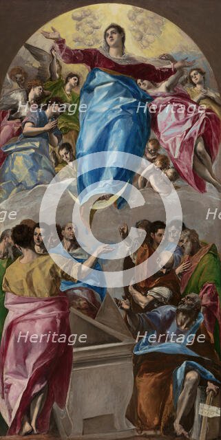 The Assumption of the Virgin, 1577-79. Creator: El Greco.