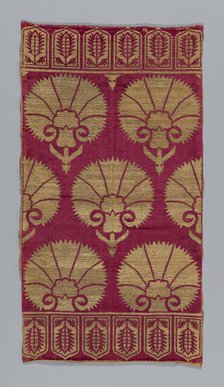 Cushion cover, Turkey, 1601/50. Creator: Unknown.