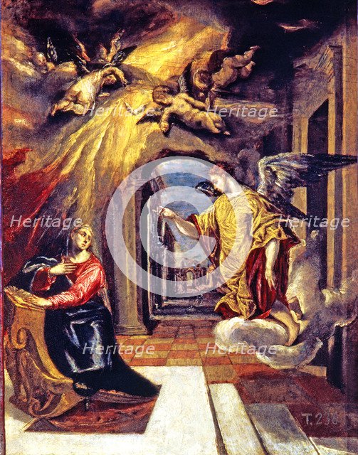  'The Annunciation', by El Greco.