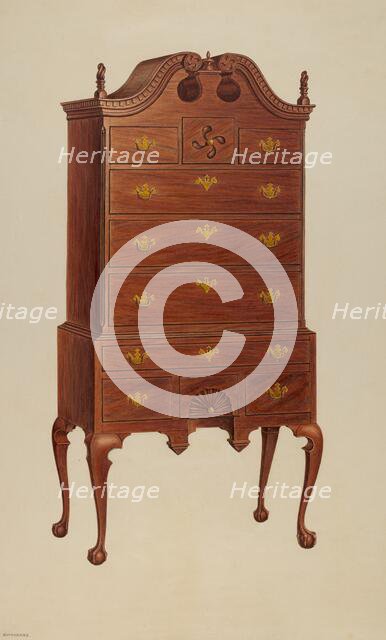 Highboy, c. 1939. Creator: Lorenz Rothkrantz.