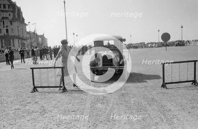 Citroen competing at Boulogne Motor Week, France, 1928. Artist: Bill Brunell.