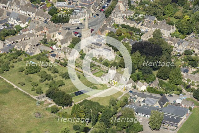 Church of St Lawrence, Church House and garden, Lechlade, Gloucestershire, 2016. Creator: Damian Grady.