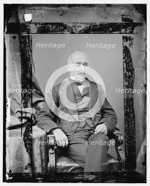 Hannibal Hamlin, between 1860 and 1875. Creator: Unknown.