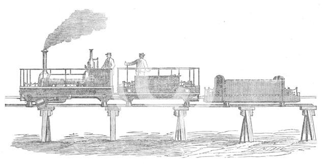 Plan of the military narrow-gauge railway, 1872. Creator: Unknown.