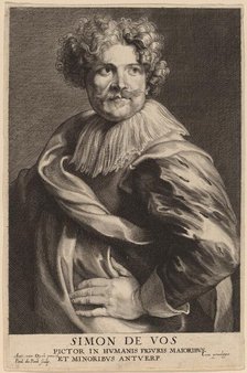Simon de Vos, probably 1626/1641. Creator: Paulus Pontius.
