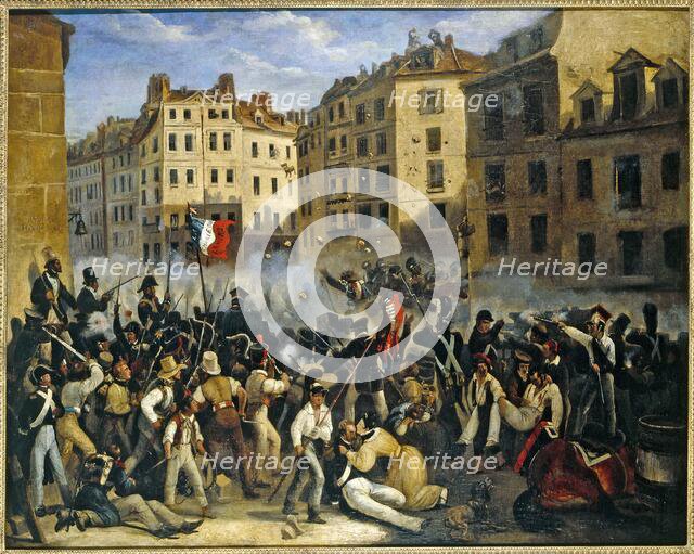 Episode of the days of July 1830, between 1825 and 1835. Creator: Unknown.