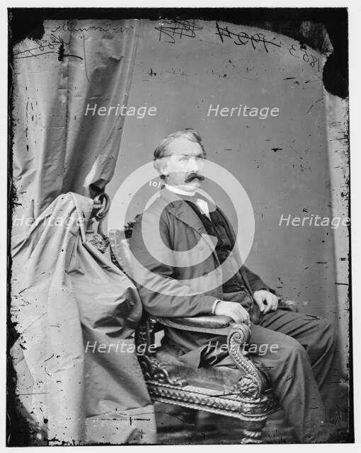 Unidentified man "McCormick' scratched on plate, between 1860 and 1875. Creator: Unknown.