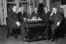 Ollie James, J.M. Waller, John R. Downing, J.C. Utterback, Capt. C.C. Calhoun, between c1910-c1915. Creator: Bain News Service.
