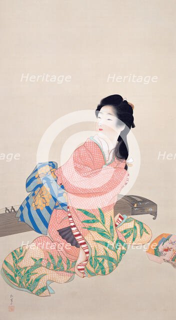 Daughter Miyuki, 1914. Creator: Shoen, Uemura (1875-1949).