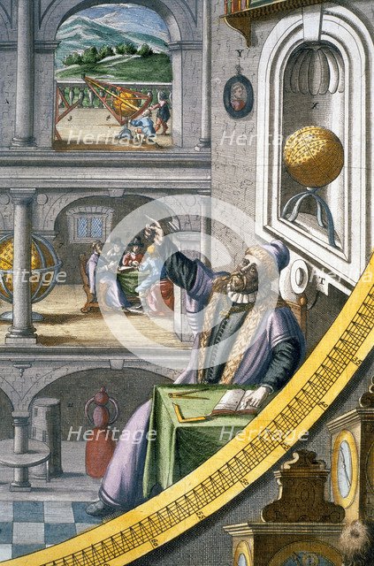 Tycho Brahe, Danish astronomer, (c1630). Artist: Joan Blaeu