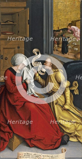 The Annunciation to Saint Anne, ca. 1505-1510. Artist: Strigel, Bernhard (ca 1460-1528)