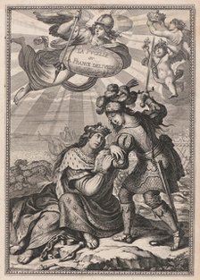 Joan of Arc, or France Liberated, from: "La Pucelle ou La France delivrée" by Jean Chapelain, c1656. Creator: Bosse, Abraham (1602-1676).