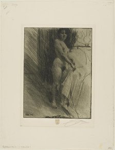 Nanette, 1903. Creator: Anders Leonard Zorn.