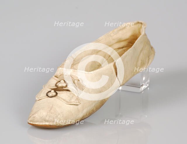 Slippers, British, 1845-65. Creator: Wrigglesworth.