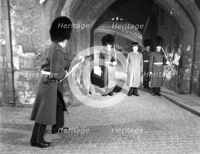 Ceremony of the Keys, Tower of London, c1955. Creator: Arthur Charles Kirby Ware.