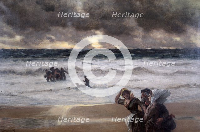 'Cardigan Bay', Wales, c1858-c1902. Artist: Philip Richard Morris