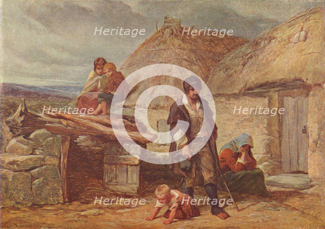 'An Irish Eviction', 1850 (1906). Artist: Frederick Goodall.