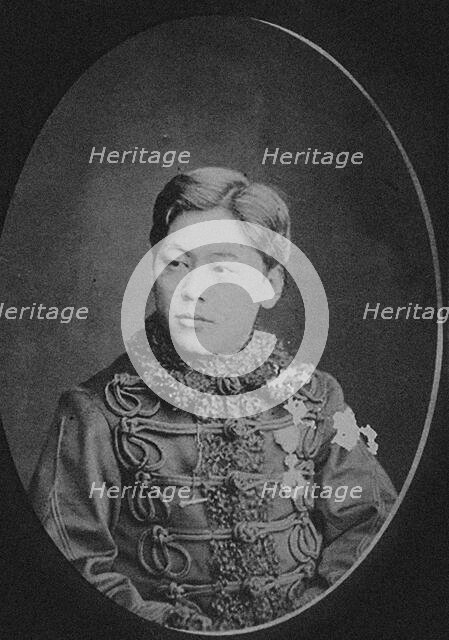 Sagen Ishizuka (1850-1909) at the Age of 26, 1876. Creator: Anonymous.