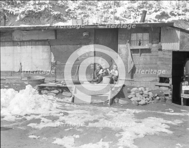 Miner's shack, Blue Blaze coal mine, Consumers, near Price, Utah, 1936. Creator: Dorothea Lange.