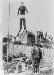 Paris, Emperor William hung in effigy, between c1914 and c1915. Creator: Bain News Service.