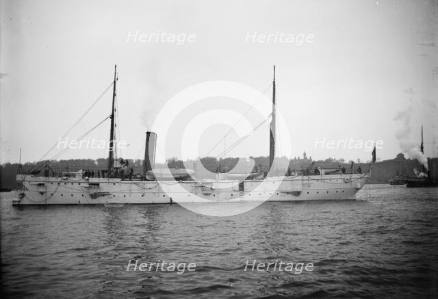 U.S.S. Machias, between 1893 and 1901. Creator: Unknown.