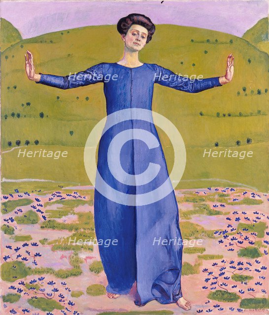 Song from afar, 1906. Artist: Hodler, Ferdinand (1853-1918)