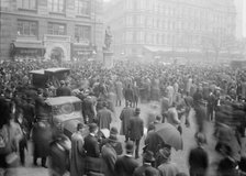 I.W.W. Meeting, Park Row, between c1910 and c1915. Creator: Bain News Service.