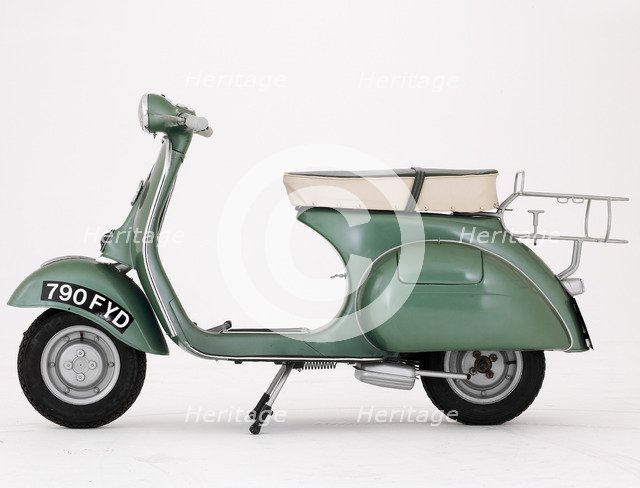 1950 Douglas Vespa 152-L2 scooter. Artist: Unknown.