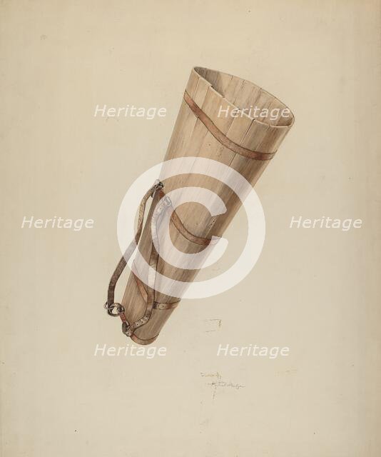 Vinyard Basket, c. 1938. Creator: Kurt Melzer.