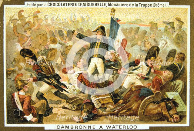 'Cambronne at the Battle of Waterloo', 18 June, 1815, (19th century). Artist: Anon