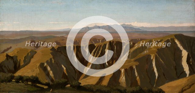 Volterra, 1860. Creator: Elihu Vedder.