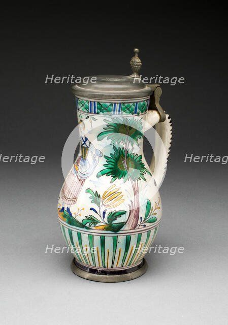 Wine Jug, Gmunden, c. 1800. Creator: Unknown.