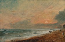 Hove Beach, 1824 to 1828. Creator: John Constable.