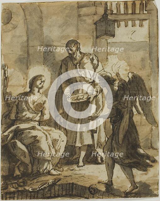 Saint Peter Visiting Saint Agatha in Prison and Healing her Wounds, n.d. Creator: Anton Raphael Mengs.