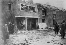 Bomb wrecked houses, Yarmouth, 1915. Creator: Bain News Service.