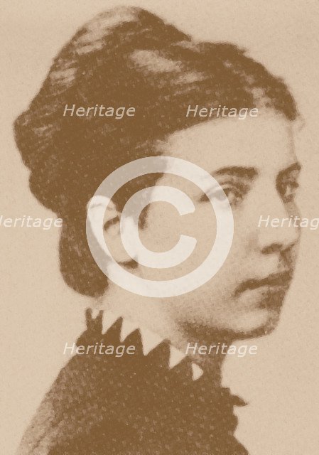 Yelisaveta Lukinichna Dmitrieva, née Kusheleva (1850-1918), 1871. Artist: Liébert, Alphonse (1827-1913)