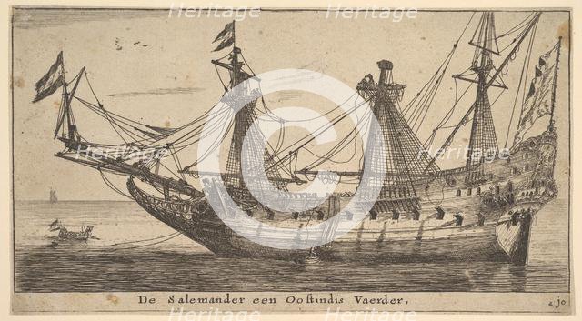 De Salemander een Oostindis Vaerder, mid-17th century. Creator: Reinier Zeeman.