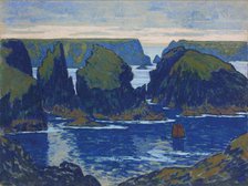 Belle-Île, Goulphar, 1895. Creator: Auburtin, Jean Francis (1866-1930).