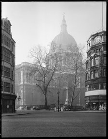St Paul's Cathedral, St Paul's Churchyard, City of London, Greater London Authority, 1951-1960. Creator: Margaret F Harker.