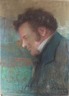 Portrait of Franz Schubert (1797-1828), 1940. Creator: Dreger, Tom von (1868-1948).